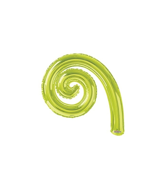 KURLY SPIRALE 14'' VERDE LIME- 5 PZ